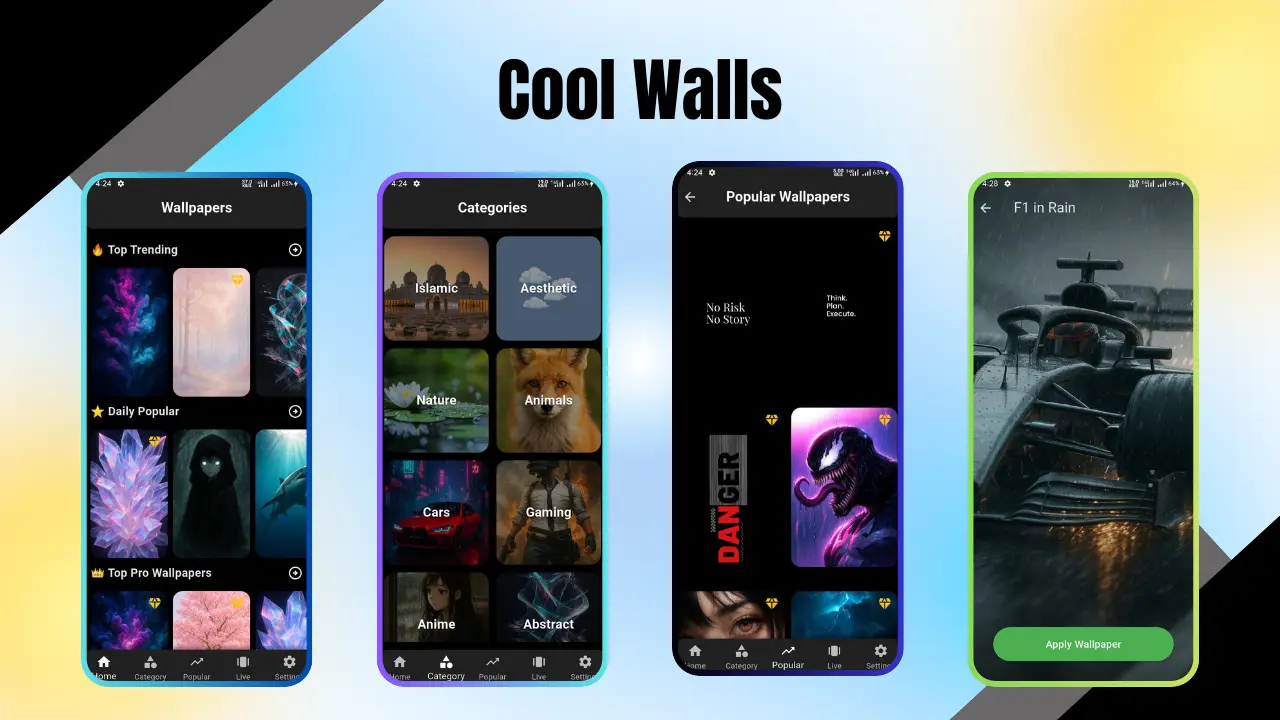Cool Walls – Premium Wallpaper Ecosystem